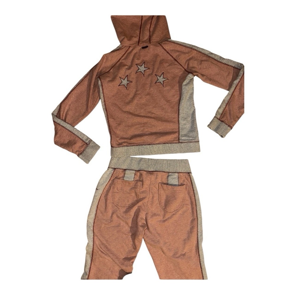 FUBU Vintage Tracksuit M Grey Star, 2000s Y2K Streetwear, Matching Jacket Pants
